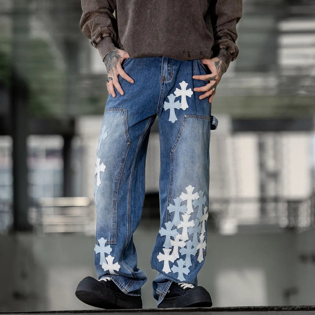 DER ASTOR CROSS-STITCH DENIM