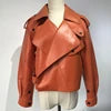 DIE VALENCIA BOMBER LEDERJACKE