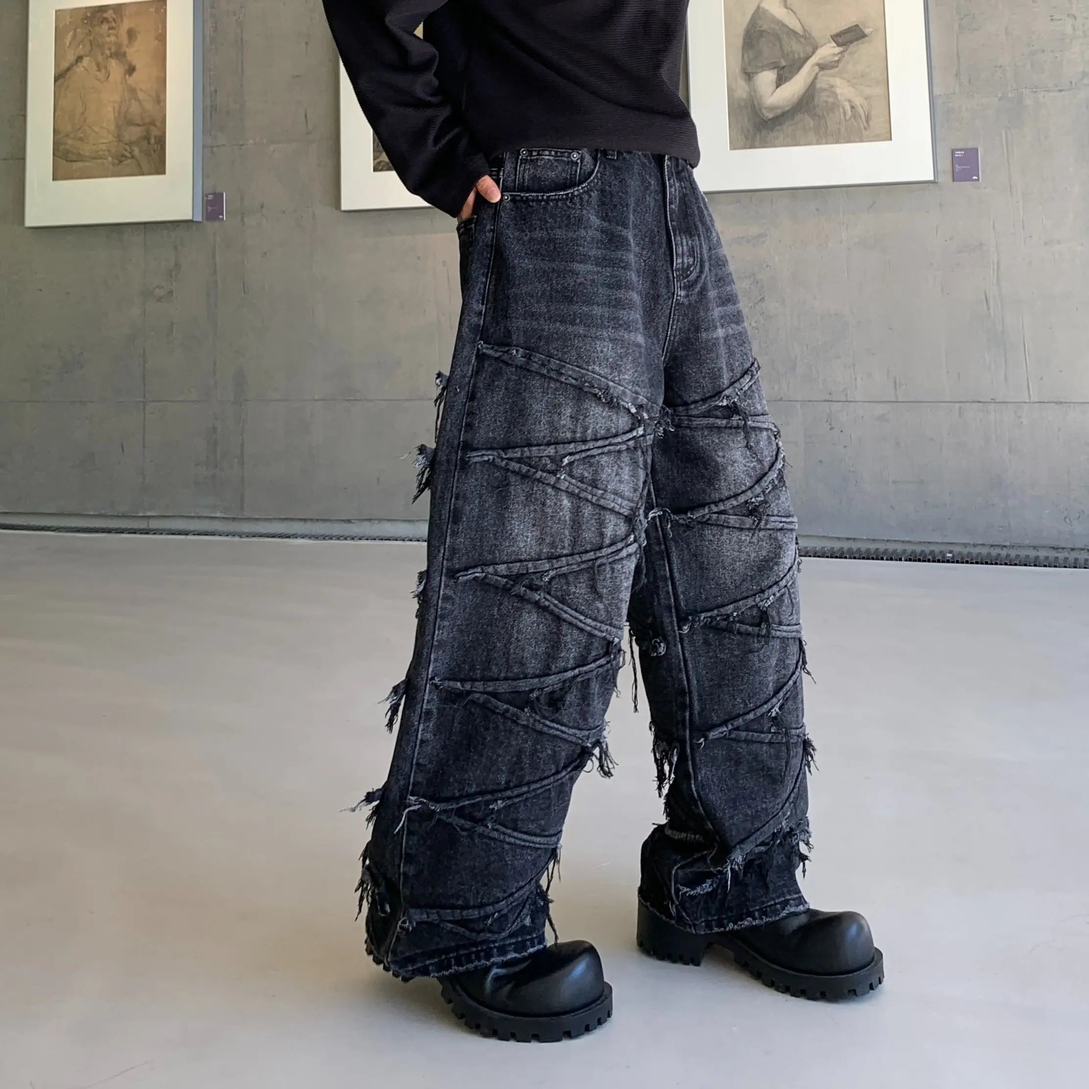 RAZEN RAW-EDGE DENIM