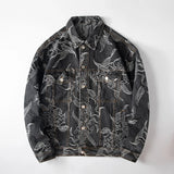 DIE STREETWEAR-JACKE MIT BLUMENSTICKEREI