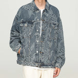 DIE STREETWEAR-JACKE MIT BLUMENSTICKEREI