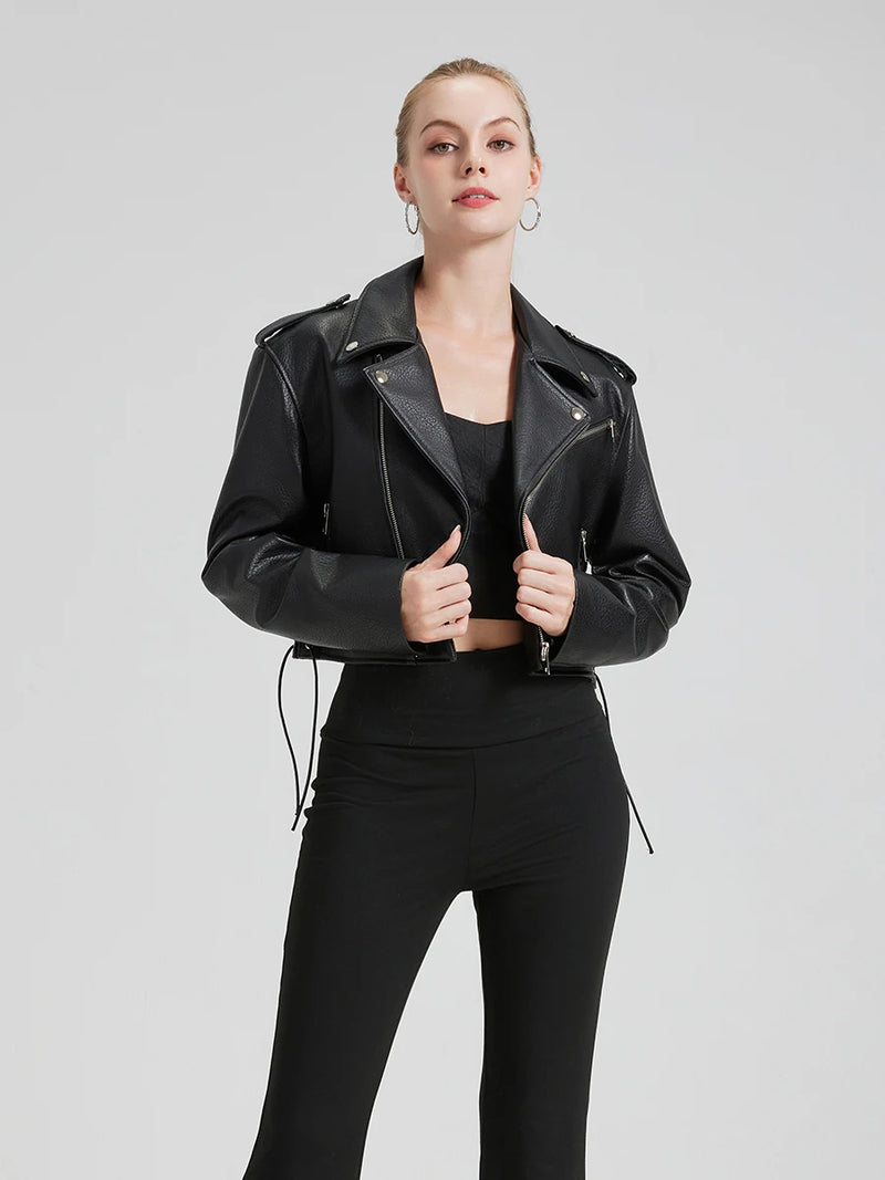 DIE VAYREN KURZE LEDERJACKE