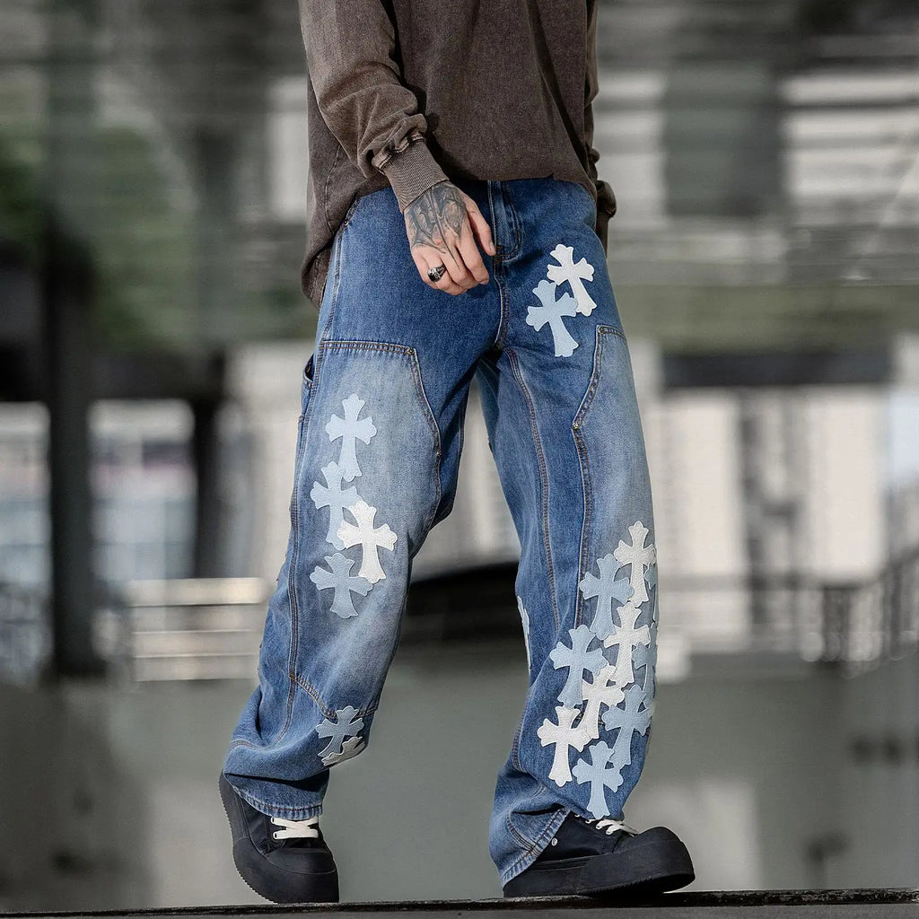 DER ASTOR CROSS-STITCH DENIM