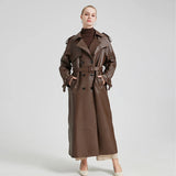 DER VARELLE LEDERTRENCHCOAT