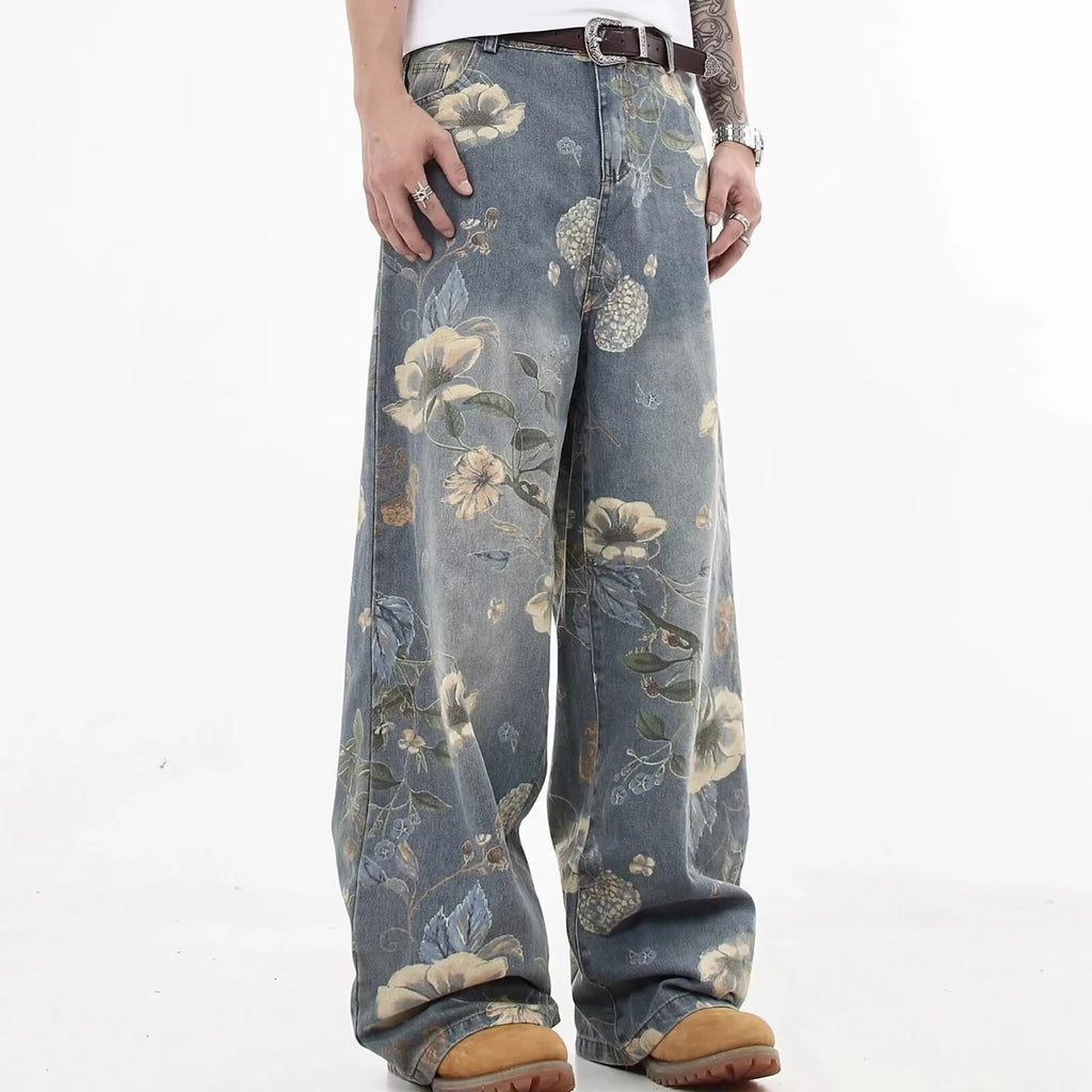DIE AZURE BLOOM STREETWEAR JEANS