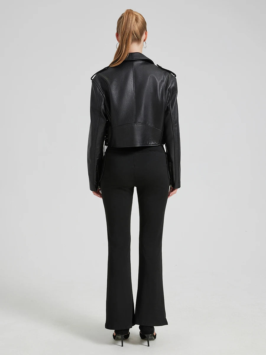 DIE VAYREN KURZE LEDERJACKE