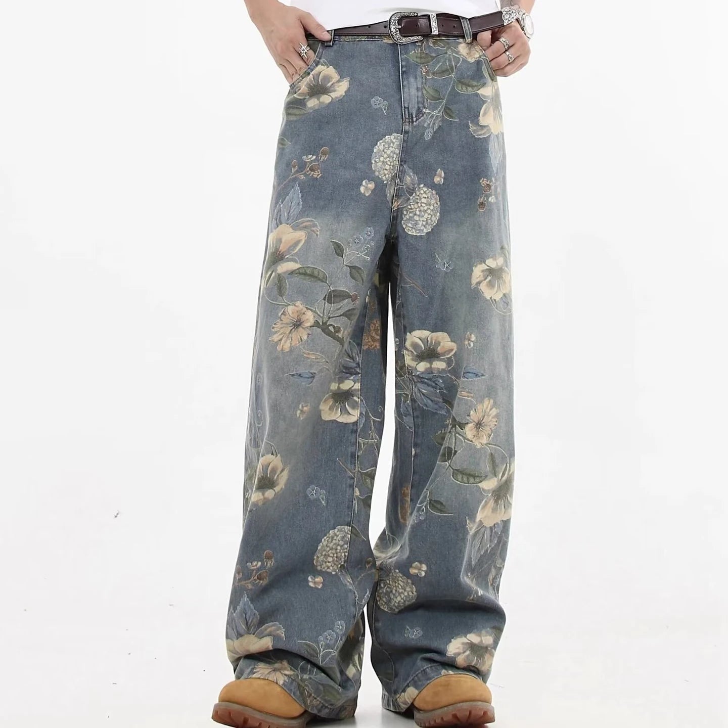 DIE AZURE BLOOM STREETWEAR JEANS