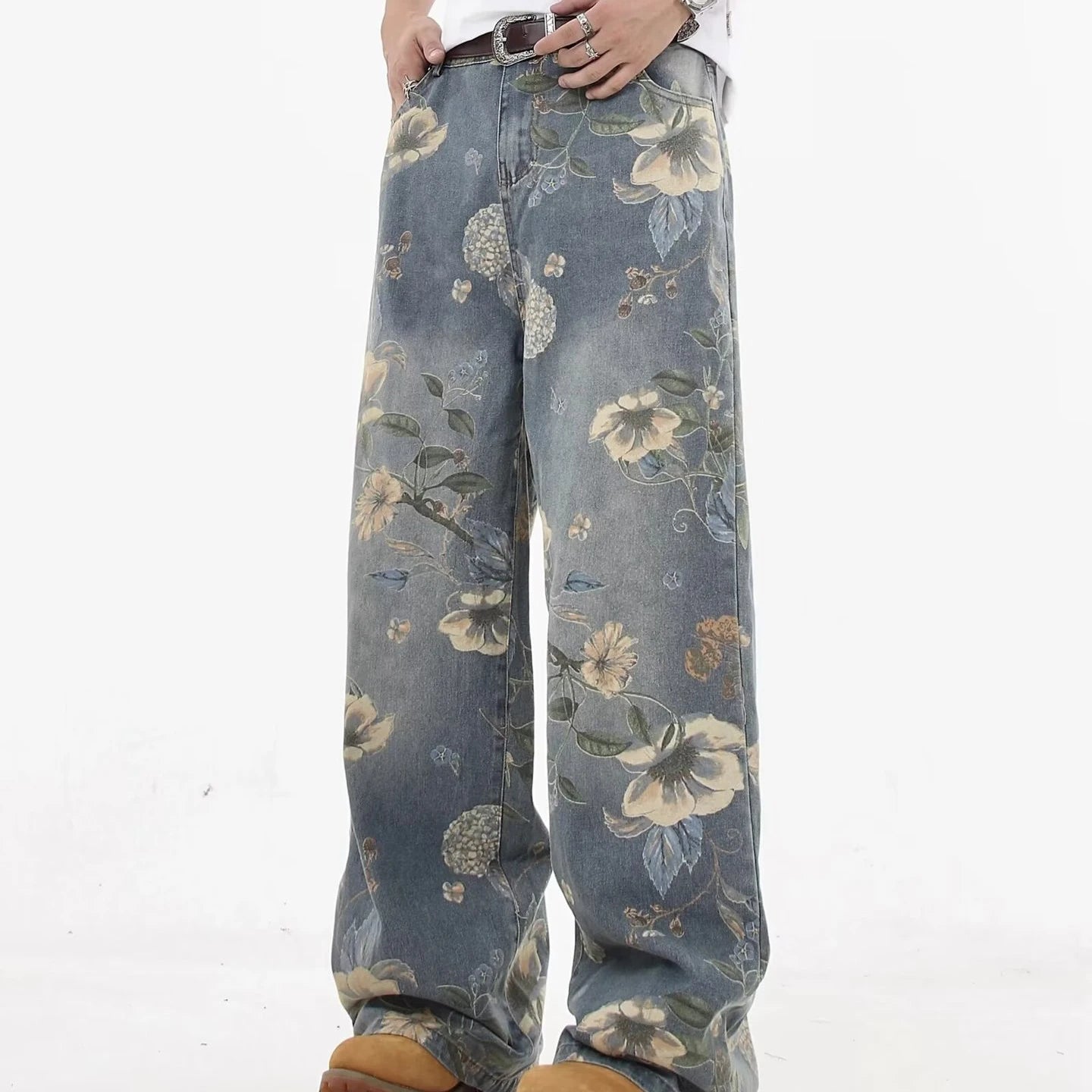 DIE AZURE BLOOM STREETWEAR JEANS