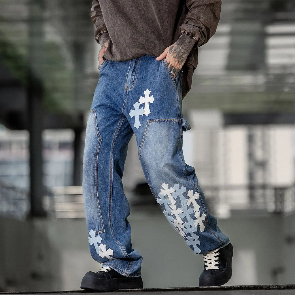 DER ASTOR CROSS-STITCH DENIM