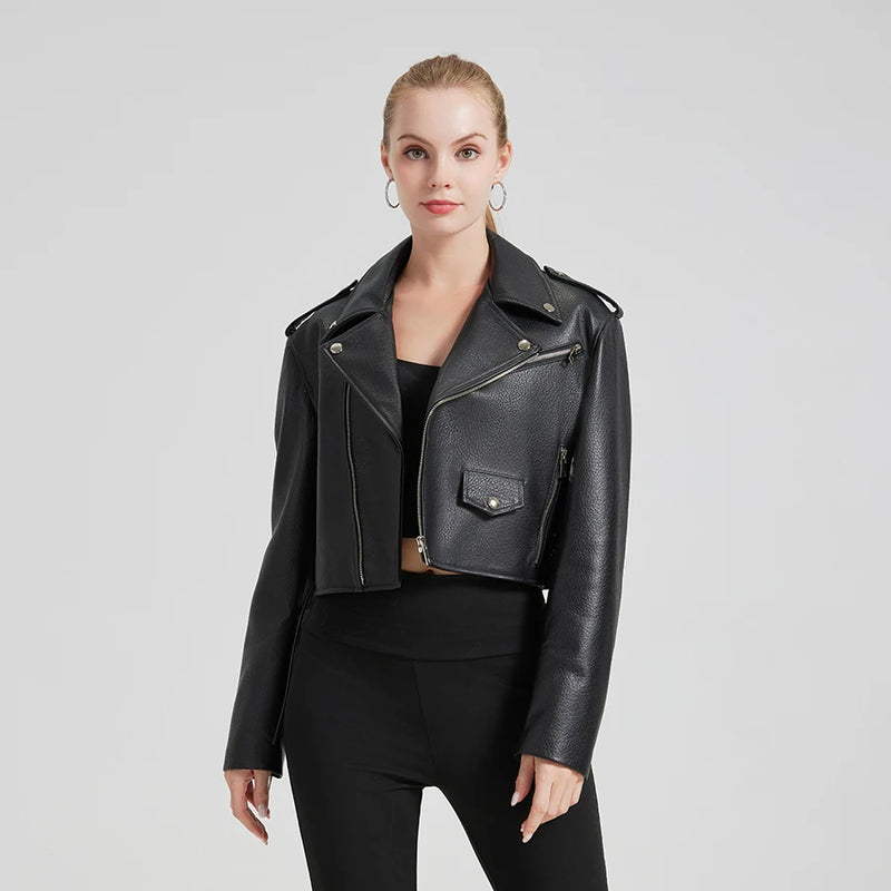DIE VAYREN KURZE LEDERJACKE