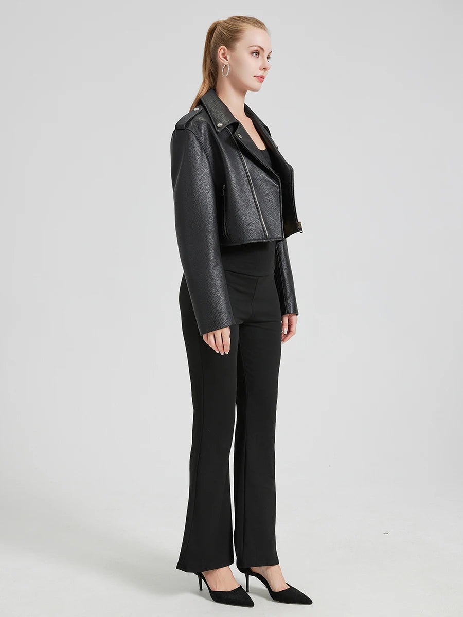 DIE VAYREN KURZE LEDERJACKE