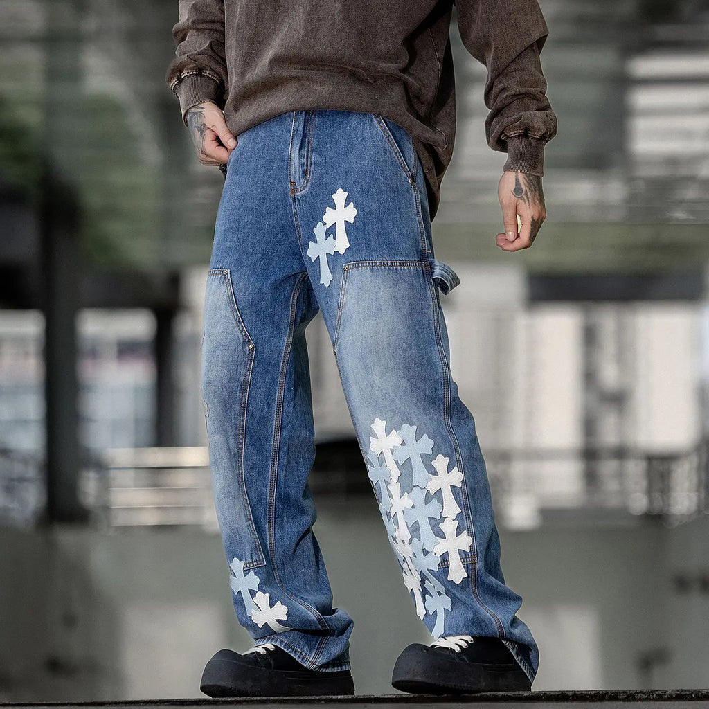 DER ASTOR CROSS-STITCH DENIM