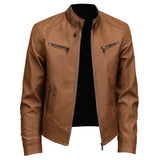 DIE DRAEVEN BRAUNE LEDERJACKE