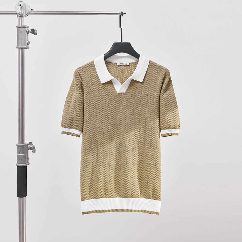 DAS VELLAN WAFFLE POLO