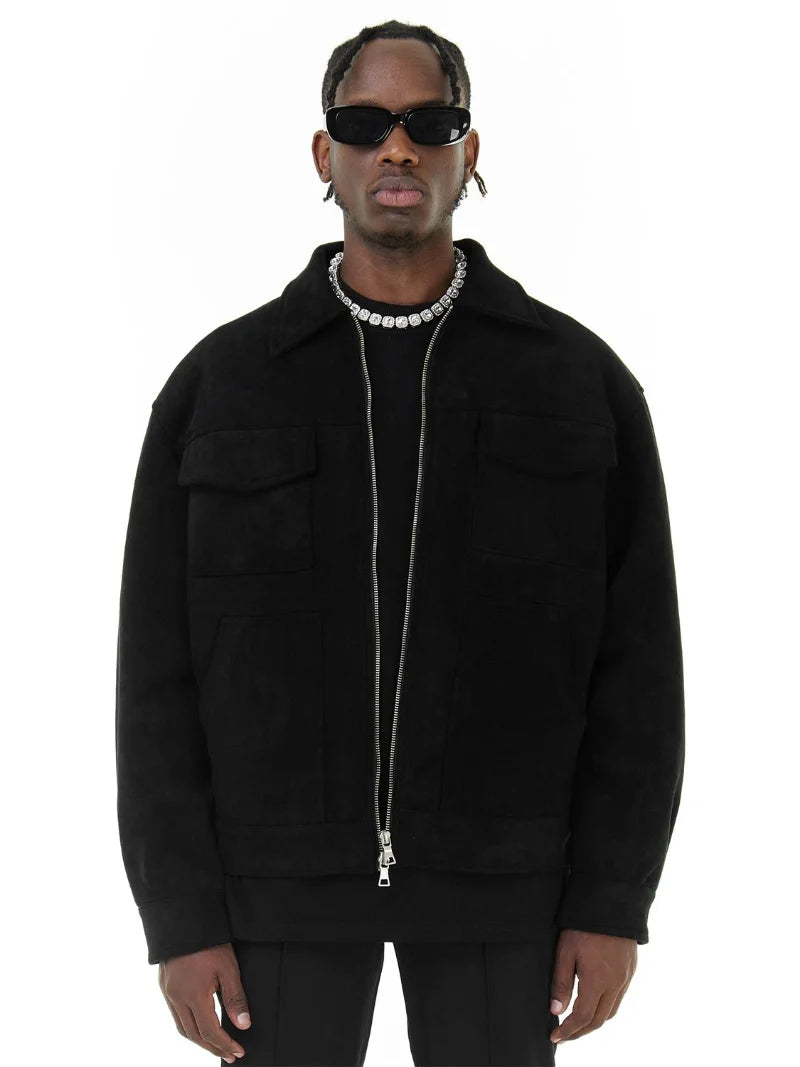 DIE DRAEL WILDLEDERJACKE