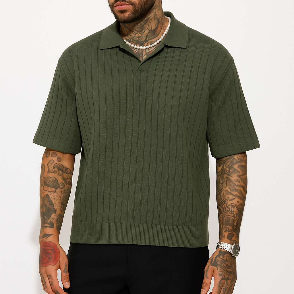 DAS VELLAN WAFFLE POLO
