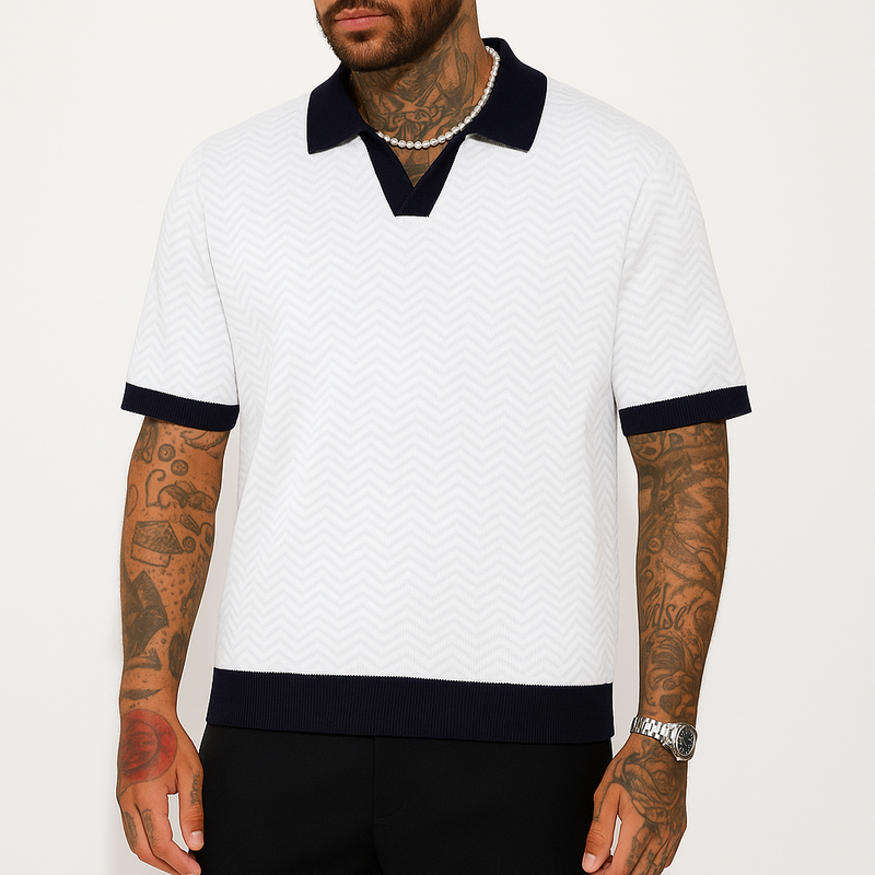 DAS VELLAN WAFFLE POLO