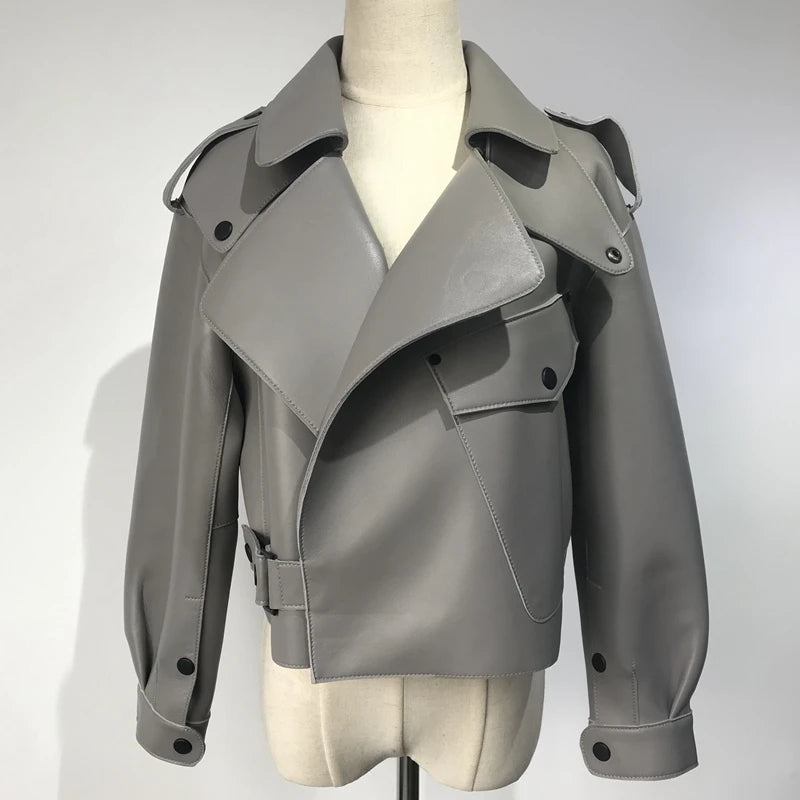 DIE VALENCIA BOMBER LEDERJACKE