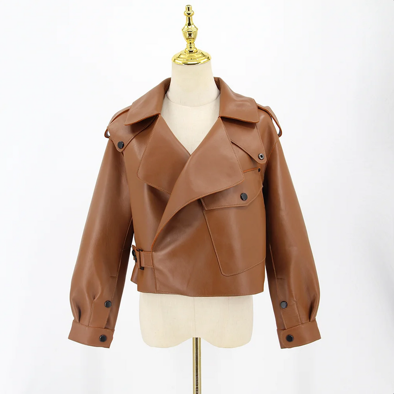 DIE VALENCIA BOMBER LEDERJACKE